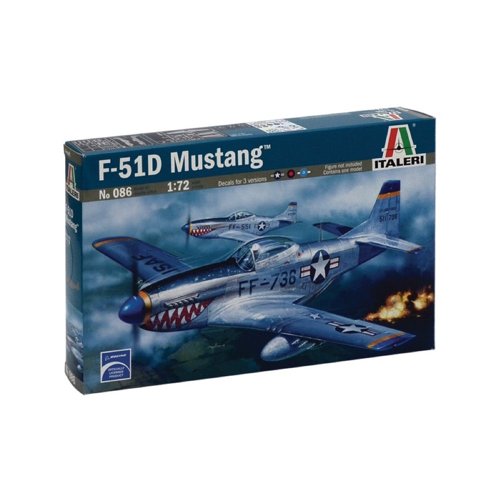Italeri 0086 1/72 P51D Mustang