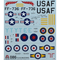Italeri 0086 1/72 P51D Mustang