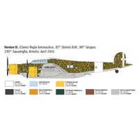 Italeri 1/72 CANT Z.1007 Alcione Super Decal Sheet