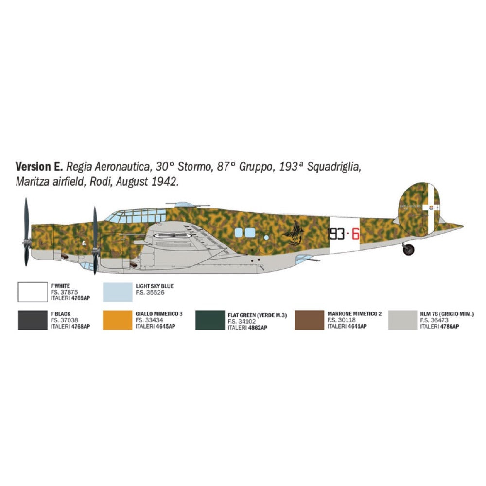 Italeri 1/72 CANT Z.1007 Alcione Super Decal Sheet