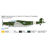 Italeri 1/72 CANT Z.1007 Alcione Super Decal Sheet