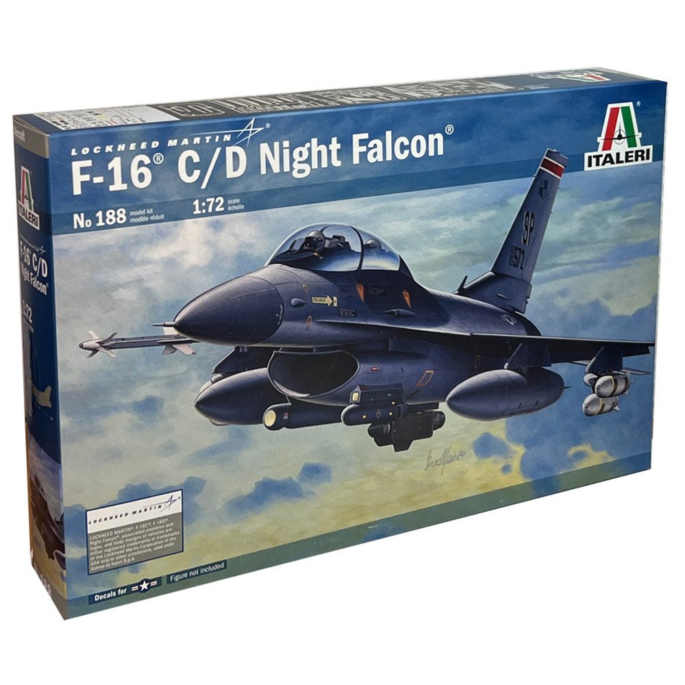 Italeri 0188S 1/72 F-16C/D Night Falcon
