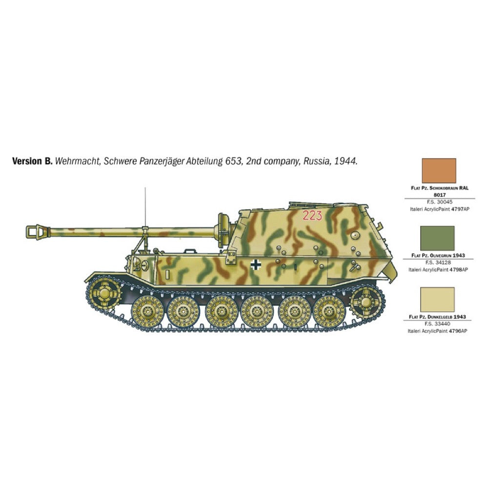 Italeri 0211S 1/35 ELEFANT Sd. Kfz.184 Panzerjager Tiger (P)