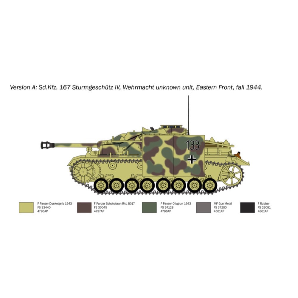 Italeri 0223s 1/35 Sd. Kfz. 167 Sturmgeschütz IV