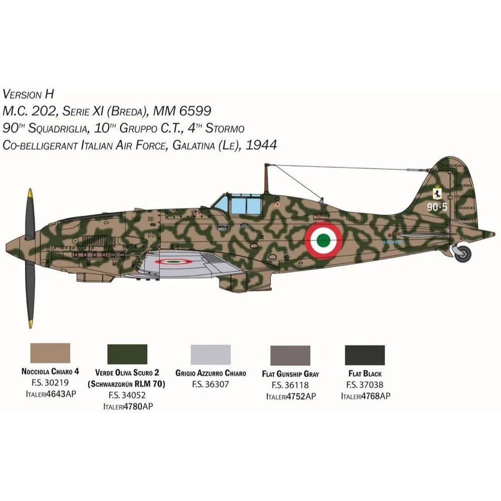 Italeri 1/32 Macchi MC.202 Early Series
