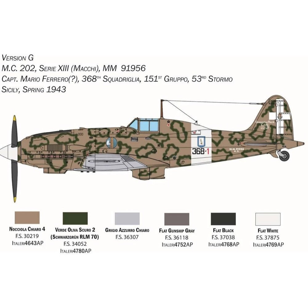 Italeri 1/32 Macchi MC.202 Early Series