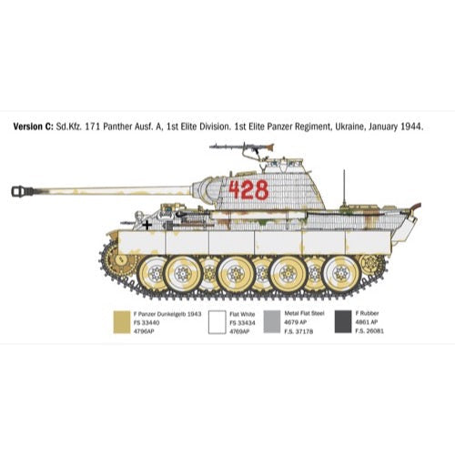 Italeri 0270S 1/35 Panther Ausf A SD Kfz.171