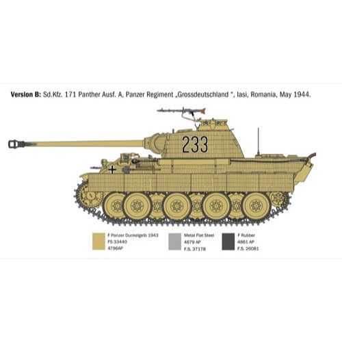 Italeri 0270S 1/35 Panther Ausf A SD Kfz.171