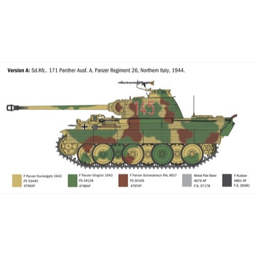 Italeri 0270S 1/35 Panther Ausf A SD Kfz.171