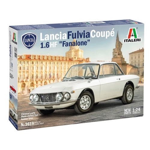 Italeri 1/24 Lancia Fulvia Coupe 1.6 HF Fanalone Model Kit