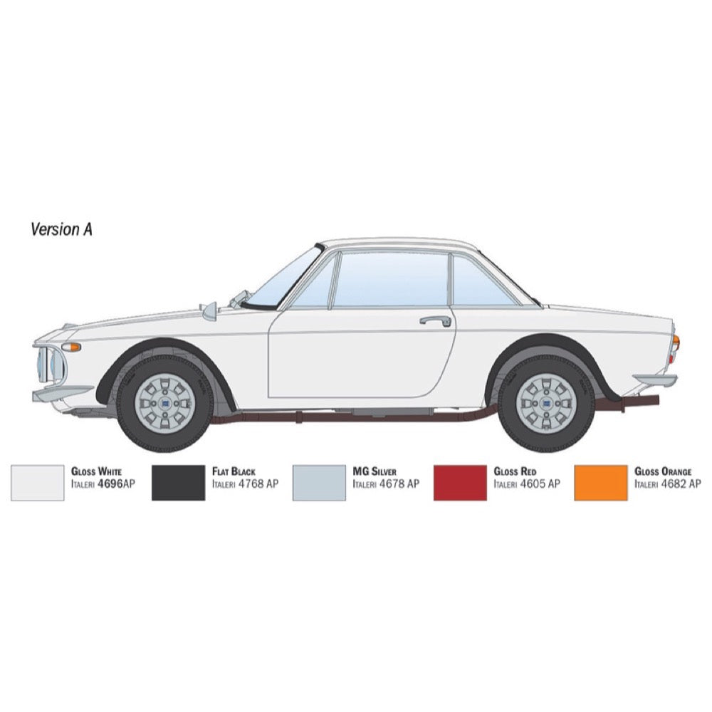 Italeri 1/24 Lancia Fulvia Coupe 1.6 HF Fanalone Model Kit