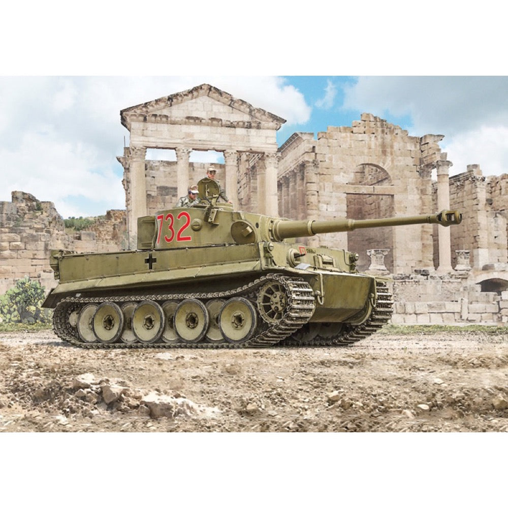 Italeri 1/35 Pz. Kpfw. VI Tiger I Ausf. E (Tp) Early Production Rubber Tracks Link And Length Tracks