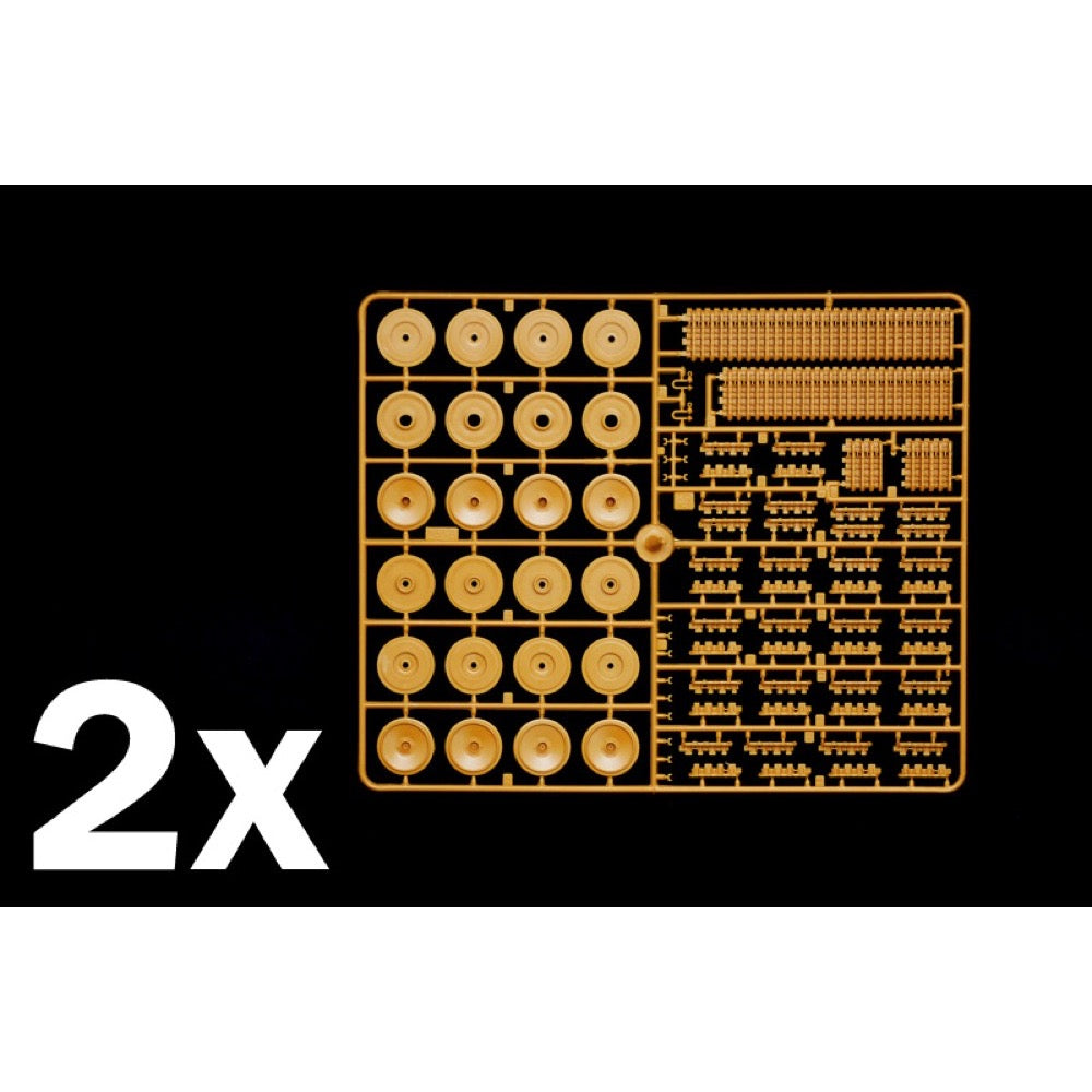 Italeri 1/35 Pz. Kpfw. VI Tiger I Ausf. E (Tp) Early Production Rubber Tracks Link And Length Tracks