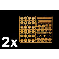 Italeri 1/35 Pz. Kpfw. VI Tiger I Ausf. E (Tp) Early Production Rubber Tracks Link And Length Tracks