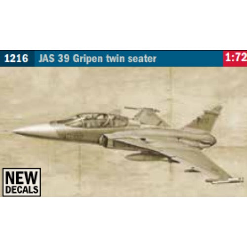 Italeri 1216S 1/72 Saab JAS-39B Gripen twin seat