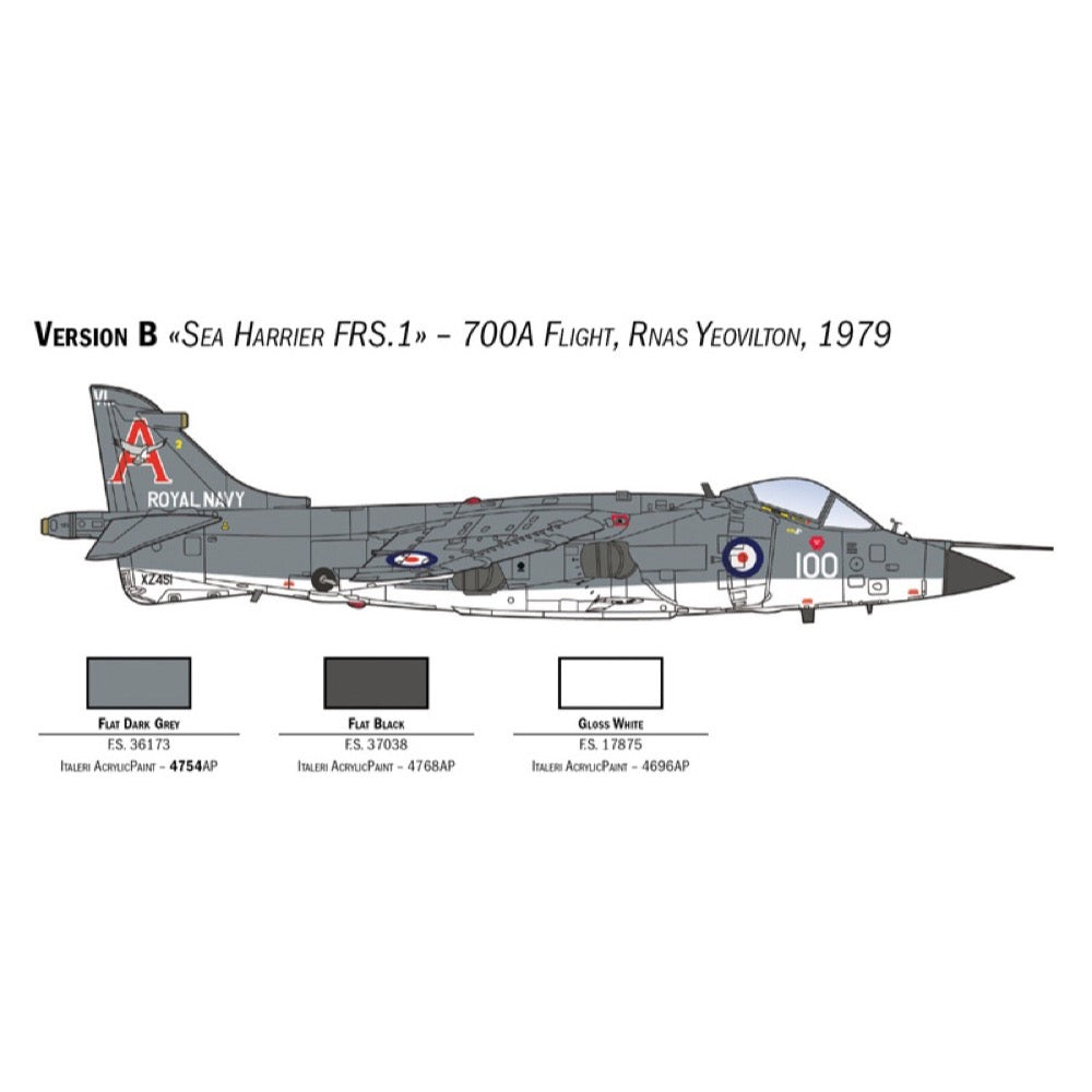 Italeri 1236S 1/72 Sea Harrier FRS.1