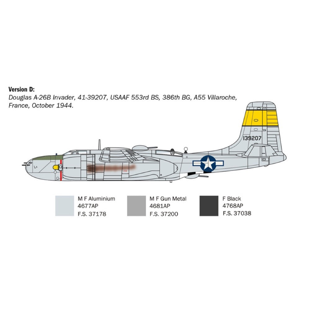 Italeri 1274S 1/72 Douglas A-26B Invader