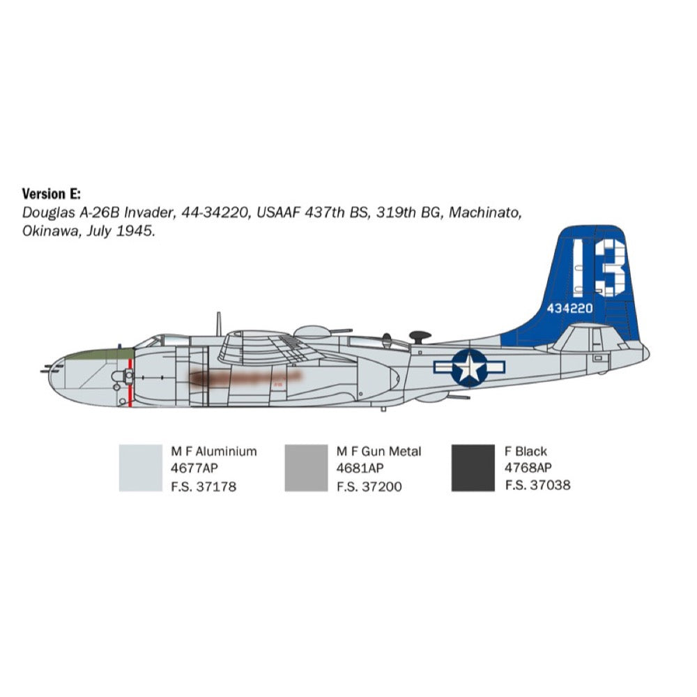 Italeri 1274S 1/72 Douglas A-26B Invader