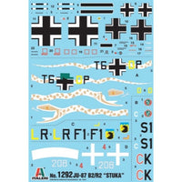 Italeri 1292 1/72 JU-87 B2/R2 Stuka