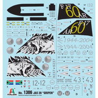 Italeri 1306 1/72 JAS39 Grippen
