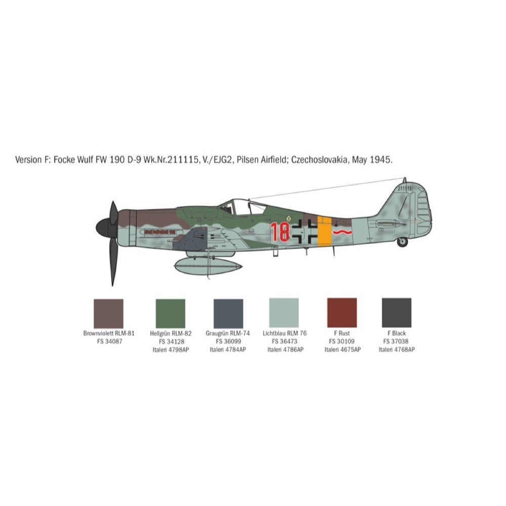 Italeri 1312 1/72 FW 190 D-9
