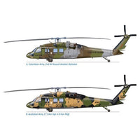 Italeri 1328 1/72 UH60 MH60 Black Hawk Night Raid