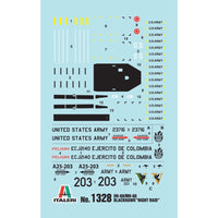 Italeri 1328 1/72 UH60 MH60 Black Hawk Night Raid