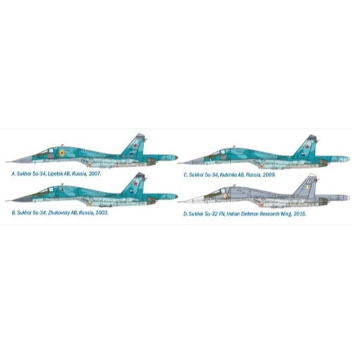 Italeri 1379 1/72 Sukhoi SU-34 Fullback