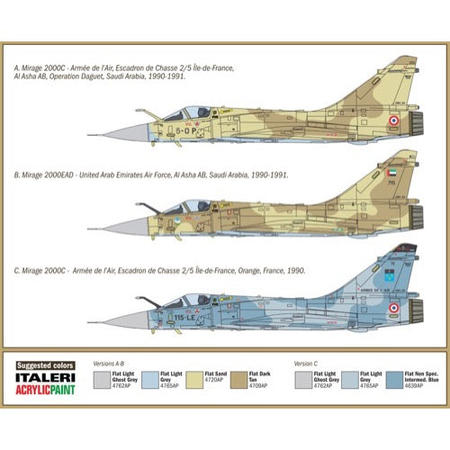 Italeri 1381 1/72 Mirage 2000