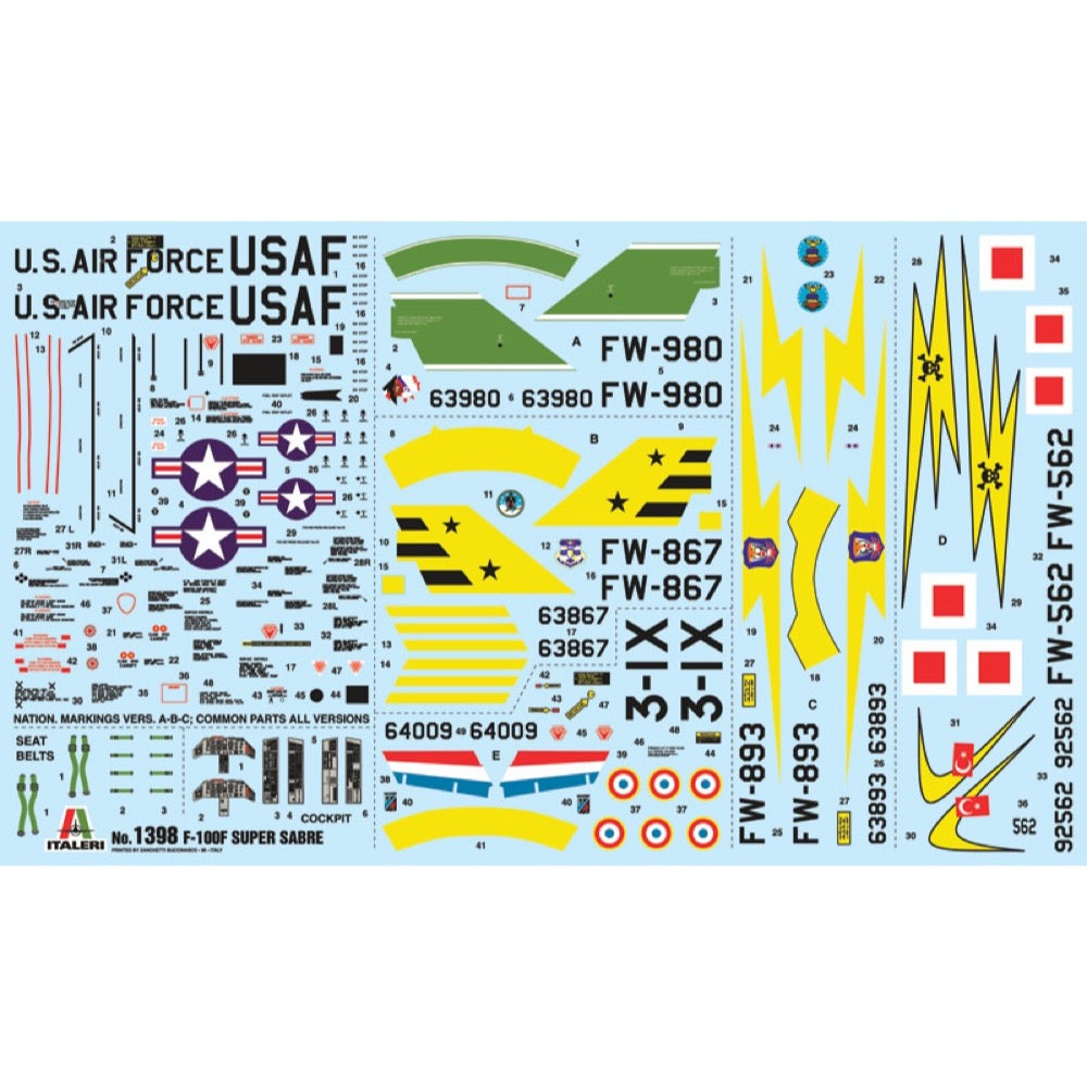 Italeri 1398 1/72 F-100F