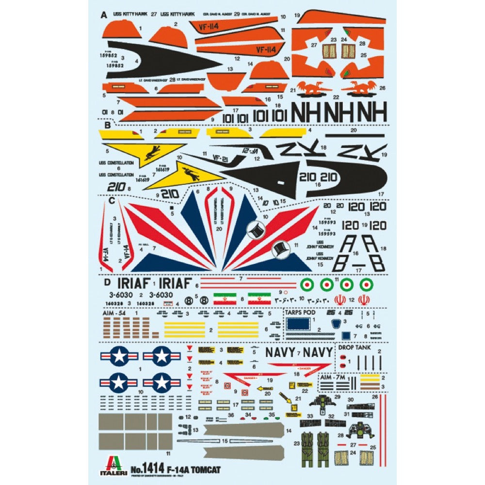 Italeri 1414 1/72 F-14A Tomcat