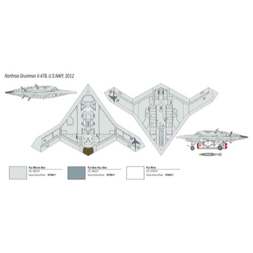 Italeri 1421 1/72 Northrop Grumman X-47B