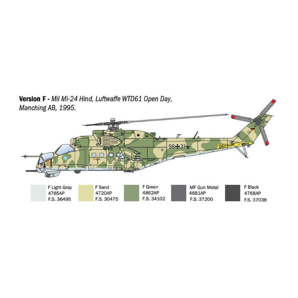 Italeri 1432S 1/72 Mil Mi-24P Mil Mi-35P