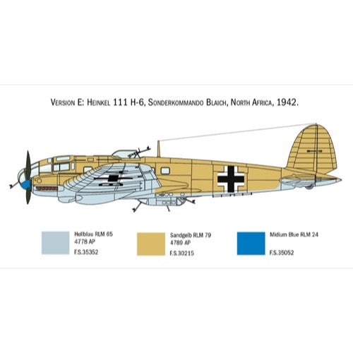 Italeri 1436 1/72 He 111 H-6 Battle of Britain 80th Anniversary