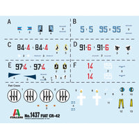 Italeri 1437 1/72 Fiat CR.42 Falco Battle of Britain