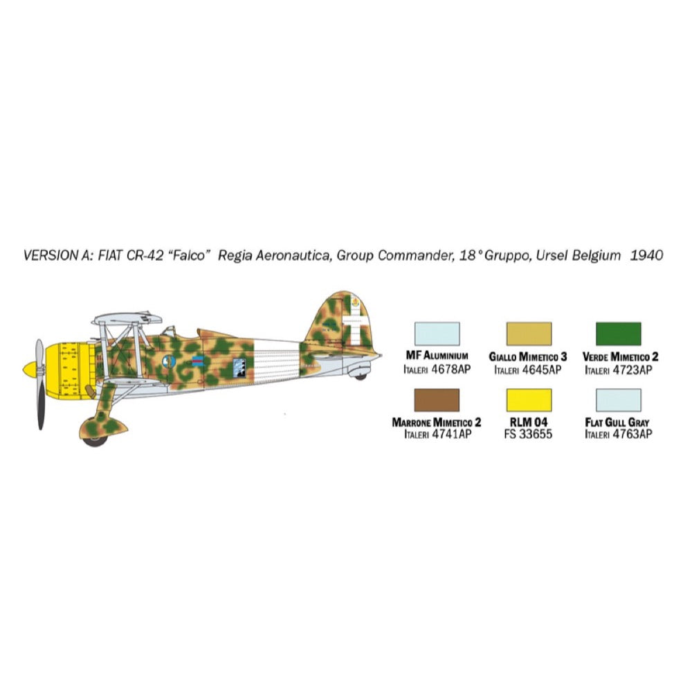 Italeri 1437 1/72 Fiat CR.42 Falco Battle of Britain