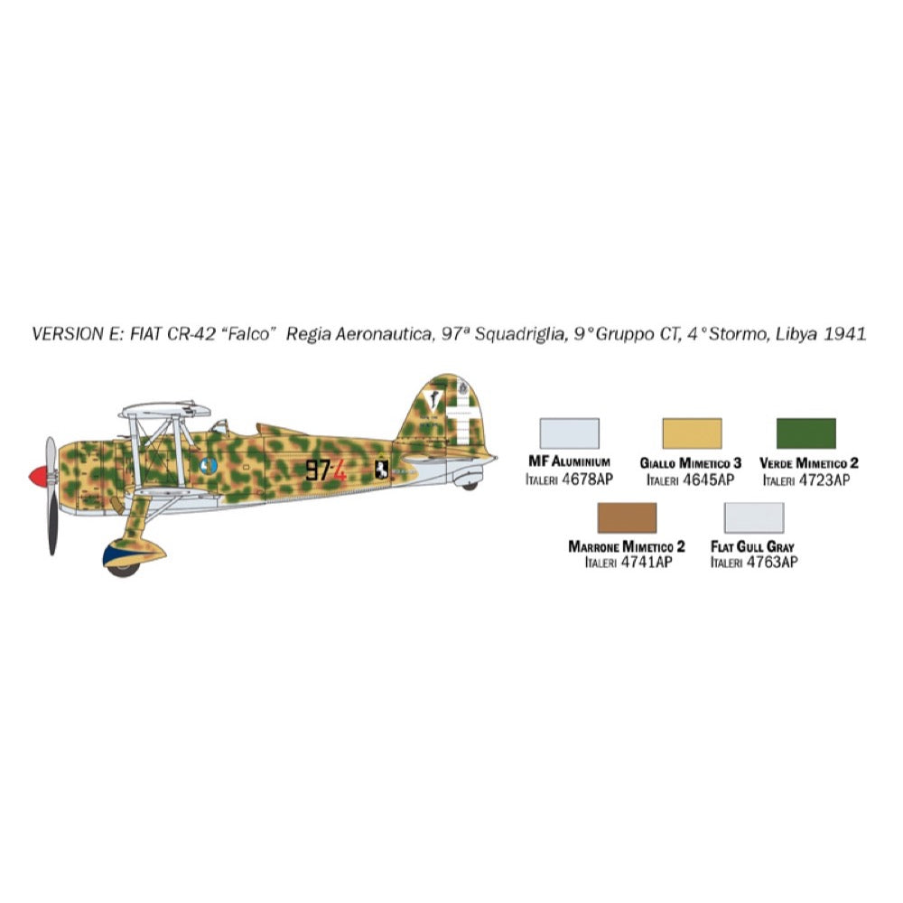 Italeri 1437 1/72 Fiat CR.42 Falco Battle of Britain