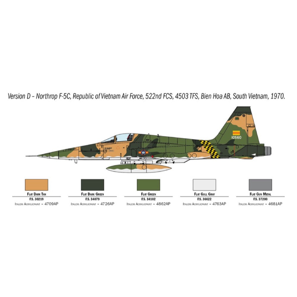 Italeri 1441S 1/72 F-5A Freedom Fighter