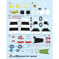 Italeri 1446 1/72 P-38J Lightning 8001283014465