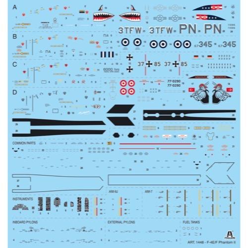 Italeri 1448 1/72 F-4E/F Phantom II