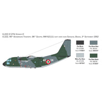 Italeri 1450S 1/72 C-27J/G.222 Spartan Super Decal Sheet