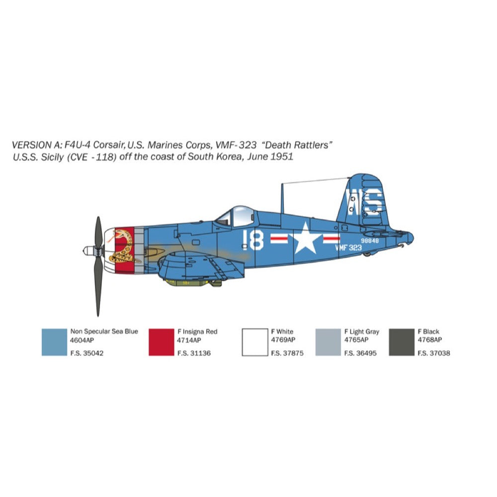 Italeri 1453S 1/72 F-4U/4B Korean War