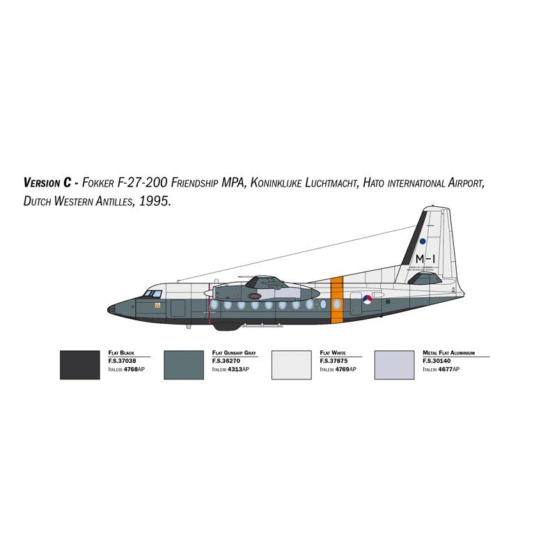 Italeri 1455S 1/72 Fokker F-27 SAR Maritime Patrol