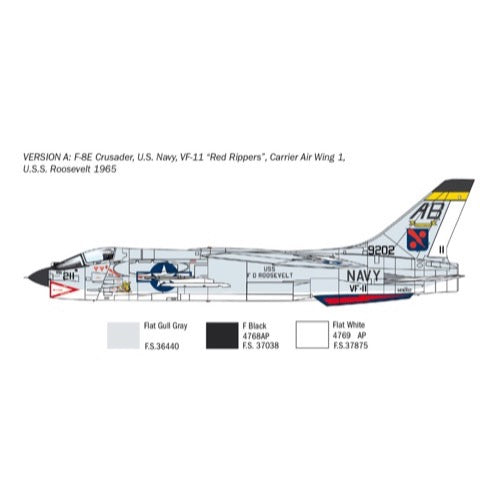 Italeri 1456S 1/72 F-8E Crusader