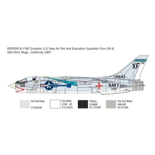 Italeri 1456S 1/72 F-8E Crusader