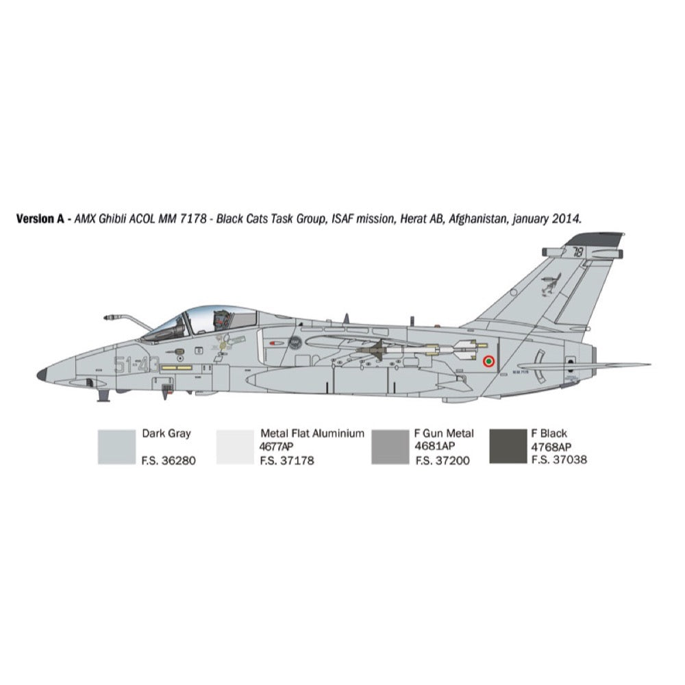 Italeri 1460 1/72 AMX Single Seat Ghibli