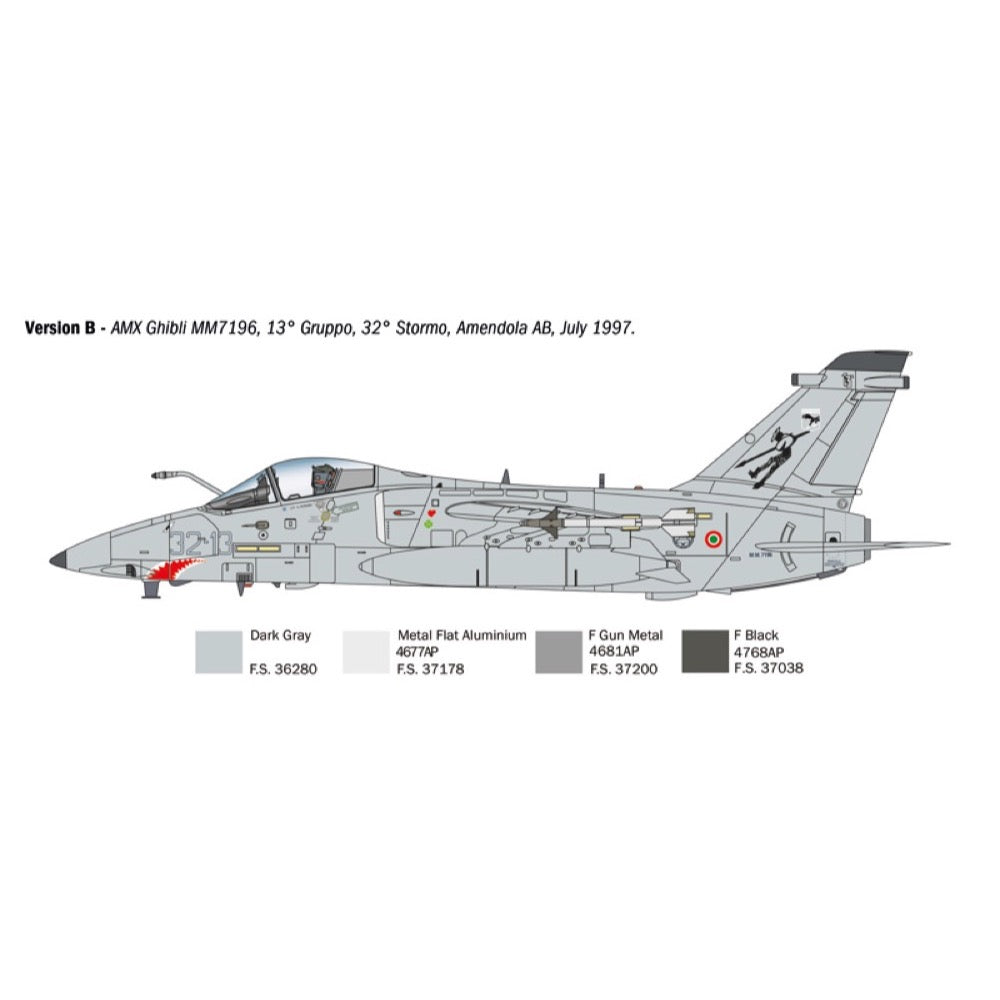 Italeri 1460 1/72 AMX Single Seat Ghibli