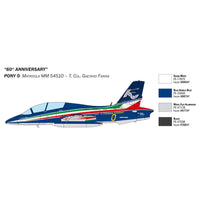 Italeri 1461S 1/72 Macchi MB 339 (3 Kits Included) P.A.N. 60th Anniversary Special Livery