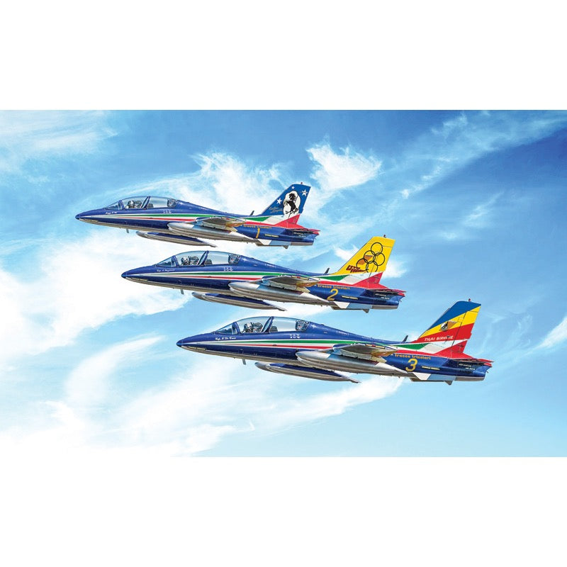 Italeri 1461S 1/72 Macchi MB 339 (3 Kits Included) P.A.N. 60th Anniversary Special Livery