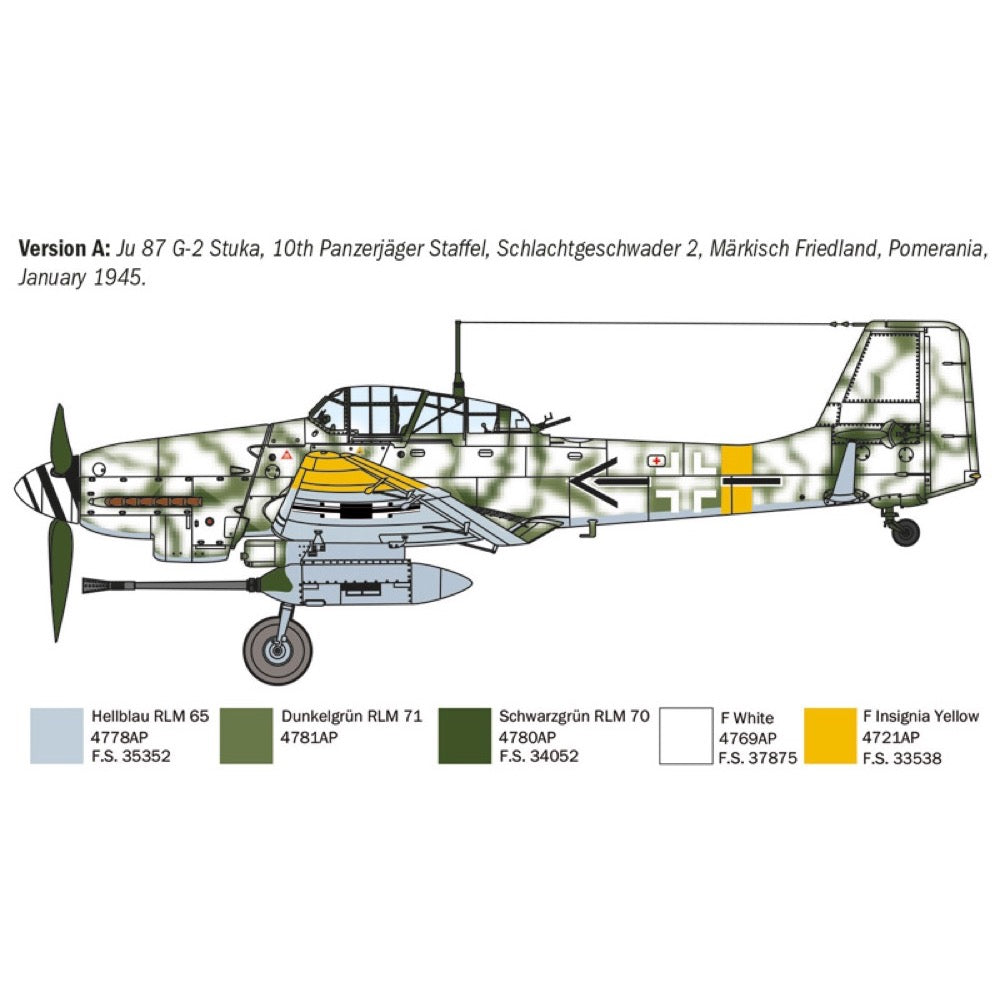 Italeri 1466 1/72 Junkers Ju 87 G-2 Kanonenvogel